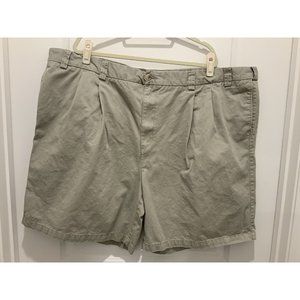 Harbor Bay Men's Khaki Flat Front Shorts